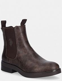 Sztyblety U.S. Polo Assn.  brązowe damskie YLENIA003W.EY