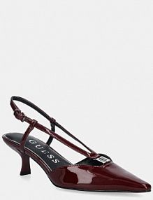 Sandały na obcasie Guess  bordowy FLFDES.PAF08.