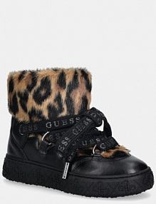 Śniegowce Guess  czarne damskie FLFUEK.FUR10.