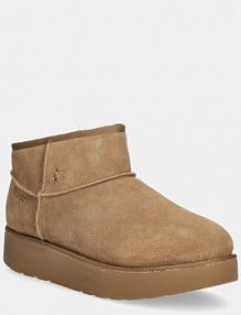 Śniegowce Skechers  brązowe damskie 169143