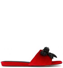 Klapki Kurt Geiger London  czerwone damskie 655750789