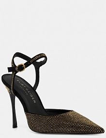 Sandały na obcasie Kurt Geiger London  czarne 4989405609