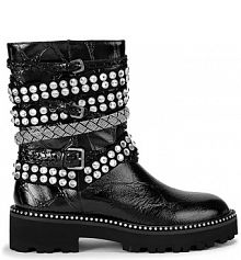 Botki Kurt Geiger London  czarne damskie 4994309419