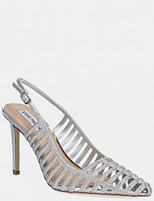 Sandały na obcasie Steve Madden  srebrne 11004836.751
