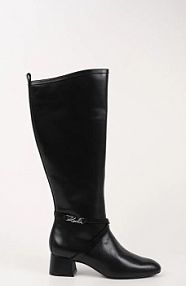 Kozaki Karl Lagerfeld  czarne damskie KL30375.000