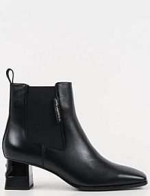Botki na obcasie Karl Lagerfeld  czarne KL35440.000