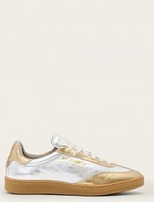 Sneakersy AllSaints  srebrne damskie W072FB.SILV