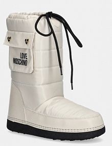 Śniegowce Love Moschino  beżowe damskie JA24452G0NISL