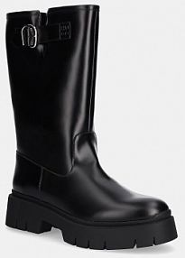 Kozaki HUGO  czarne damskie 50552735.001