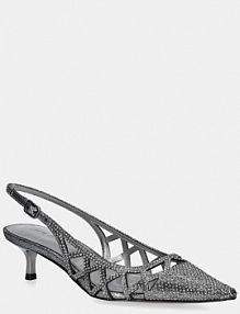 Sandały na obcasie Steve Madden  srebrne 11004973.733