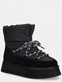 Śniegowce Baldinini  czarne damskie D6B241A1CROS.