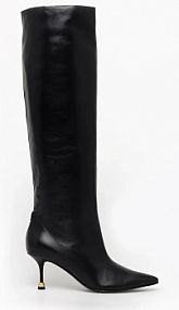 Kozaki Vanda Novak  czarne damskie Kaja.Deep.Bla