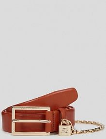 Pasek Karl Lagerfeld  czerwony damski A3W33040