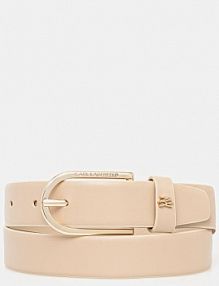 Pasek Karl Lagerfeld  beżowy damski A3W33041