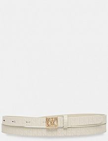 Pasek Calvin Klein  biały damski LV04F7048G