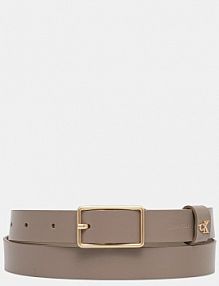 Pasek Calvin Klein  beżowy damski LV04F7050G