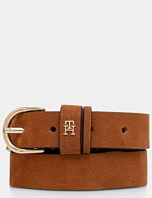 Pasek Tommy Hilfiger  brązowy damski AW0AW17762