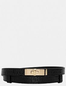 Pasek Guess  czarny damski BW9308.P5420