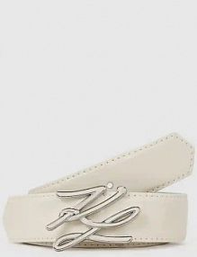 Pasek Karl Lagerfeld  beżowy damski A4W33022