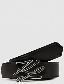 Pasek Karl Lagerfeld  czarny damski A4W33022