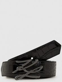 Pasek Karl Lagerfeld  czarny damski A4W33023