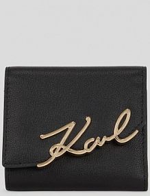 Portfel Karl Lagerfeld  czarny damski A3W32019