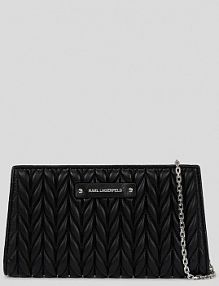 Portfel Karl Lagerfeld  czarny damski A3W32038