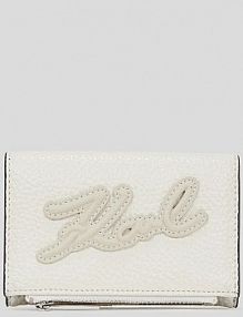 Portfel Karl Lagerfeld  biały damski A3W32093