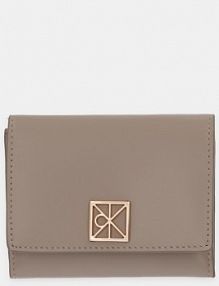 Portfel Calvin Klein  beżowy damski LV04F1082G