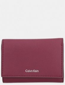 Portfel Calvin Klein  bordowy damski LV04F1117G