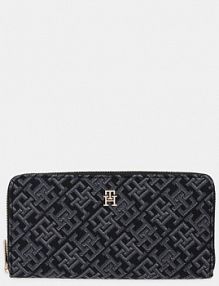 Portfel Tommy Hilfiger  czarny damski AW0AW17956