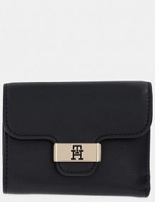 Portfel Tommy Hilfiger  czarny damski AW0AW18034