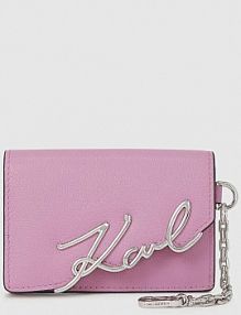 Portfel Karl Lagerfeld  różowy damski A4W32019