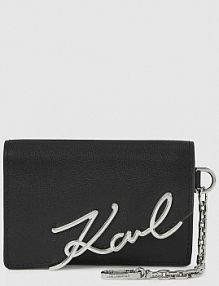 Portfel Karl Lagerfeld  czarny damski A4W32019