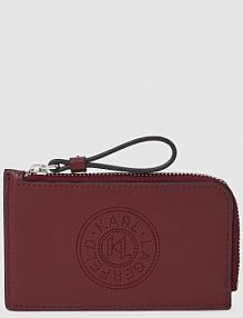 Portfel Karl Lagerfeld  bordowy damski A4W32024