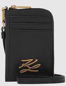 Portfel Karl Lagerfeld  czarny damski A4W32035