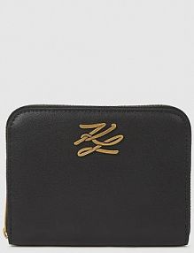 Portfel Karl Lagerfeld  czarny damski A4W32036