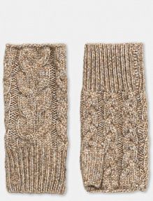 Rękawiczki Hoss Intropia  beżowe damskie 5022326