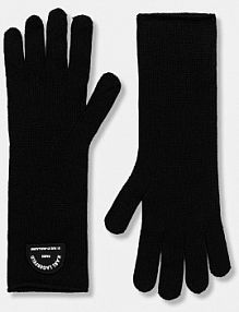 Rękawiczki Karl Lagerfeld  czarne damskie A4W33014