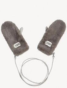 Rękawiczki BIZUU  szare damskie ROKKA.TAUPE