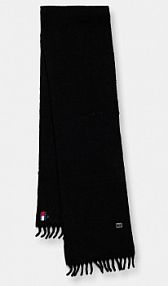 Szalik Tommy Jeans  czarny damski AW0AW17903