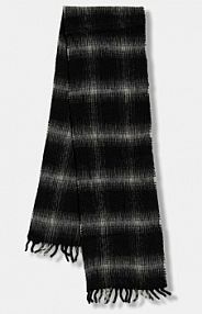 Szalik Tommy Jeans  czarny damski AW0AW17904