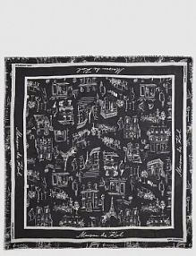 Chusta Karl Lagerfeld  czarna A4W33116