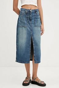 Spódnica jeansowa Tommy Jeans  niebieska DW0DW21070