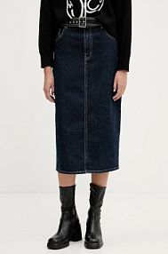 Spódnica jeansowa HUGO  granatowa 50541495