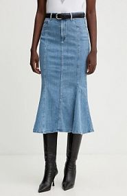 Spódnica jeansowa Guess  granatowa W5YD0E.D4LU0