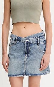 Spódnica jeansowa Guess  granatowa W5YD1C.D5QKB