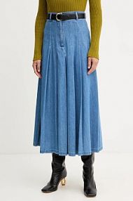 Spódnica jeansowa Weekend Max Mara  niebieska 2525106016600