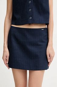 Spódnica mini Guess  granatowa W5BD64.W2422