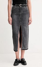 Spódnica jeansowa Gaudi  szara 521BD76004